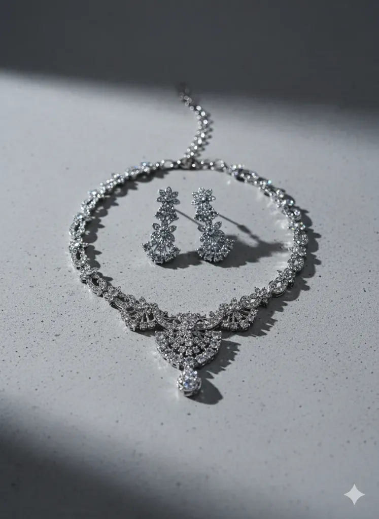 Silver necklace combo